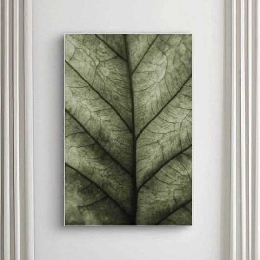 Detail van Bladader, artistieke weergave van bladnerven en structuren