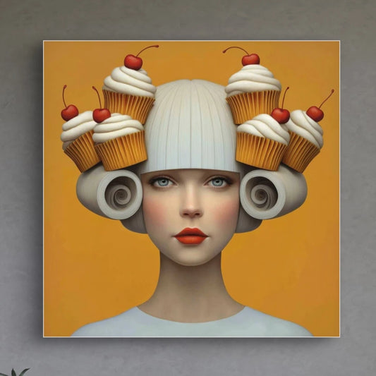 Detail van Veloura met zachte kleuren en realistische texturen