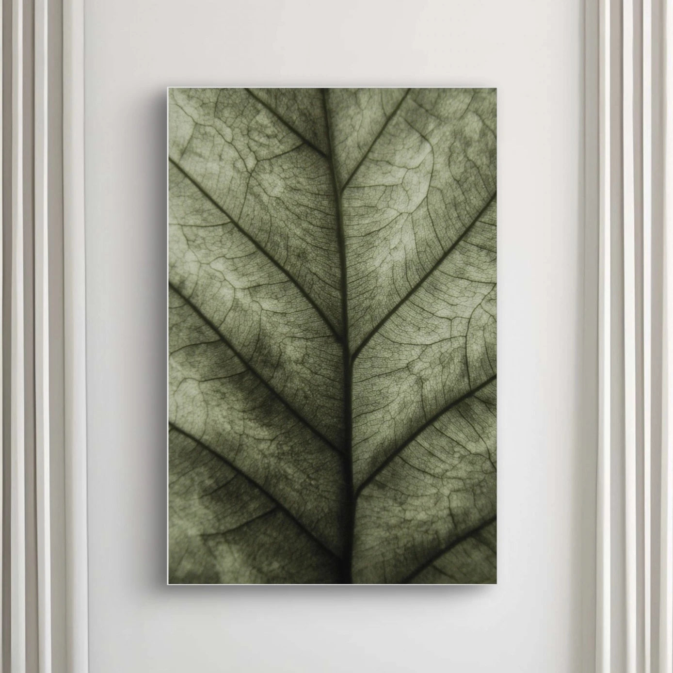 Detail van Bladader, artistieke weergave van bladnerven en structuren

