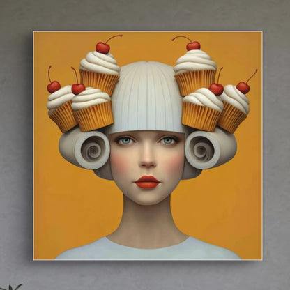 Detail van Veloura met zachte kleuren en realistische texturen
